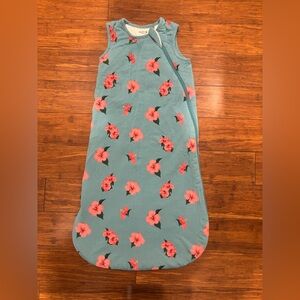Kyte BABY hibiscus floral sleep sack - size small 1.0 tog